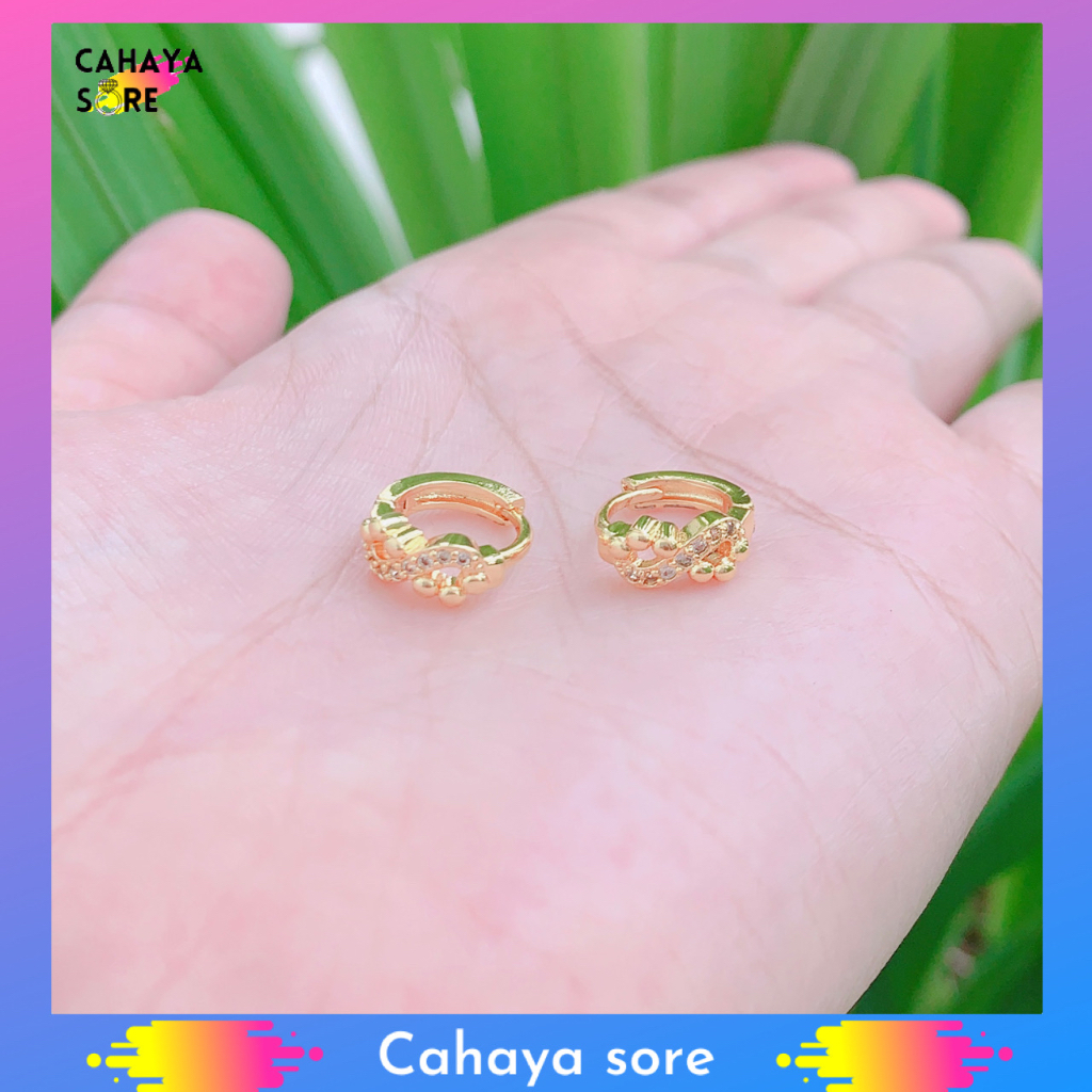 Anting Xuping Gold Anting Anak Model Clip Prince AA05