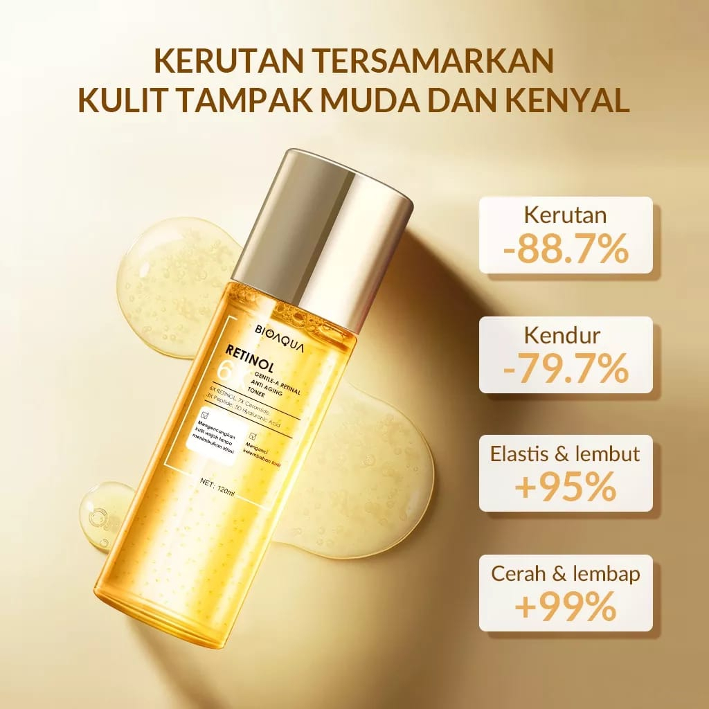 BIOAQUA 6X Gentle-A Retinol Toner Anti Aging