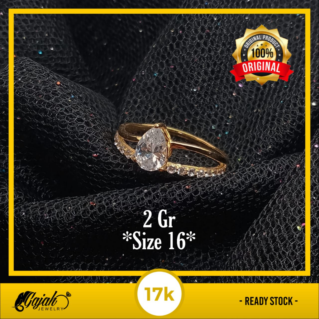 Cincin Emas 17K - 2 Gr Kadar 750 - 5121