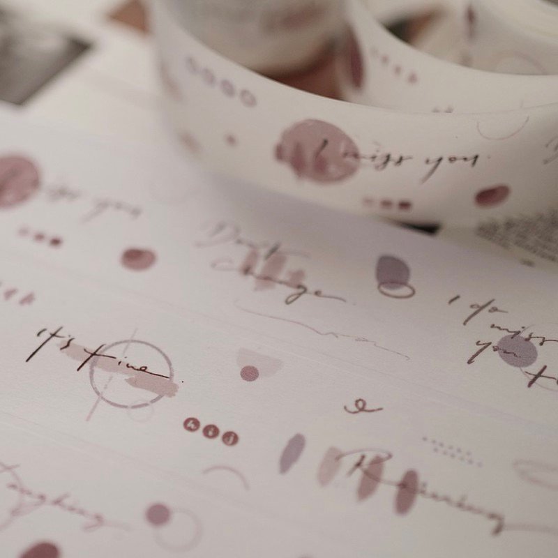 

Jr.journal Miss You Washi and PET Tape