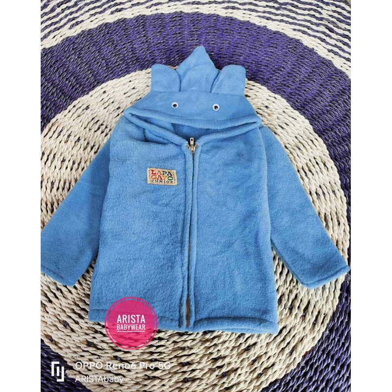 Jaket Hoodie bayi, BULU LEMBUT