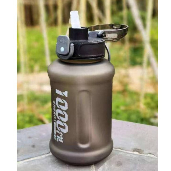 Botol Minum / Botol Galon / Male Sports Water Bottle 1 Liter Fitness