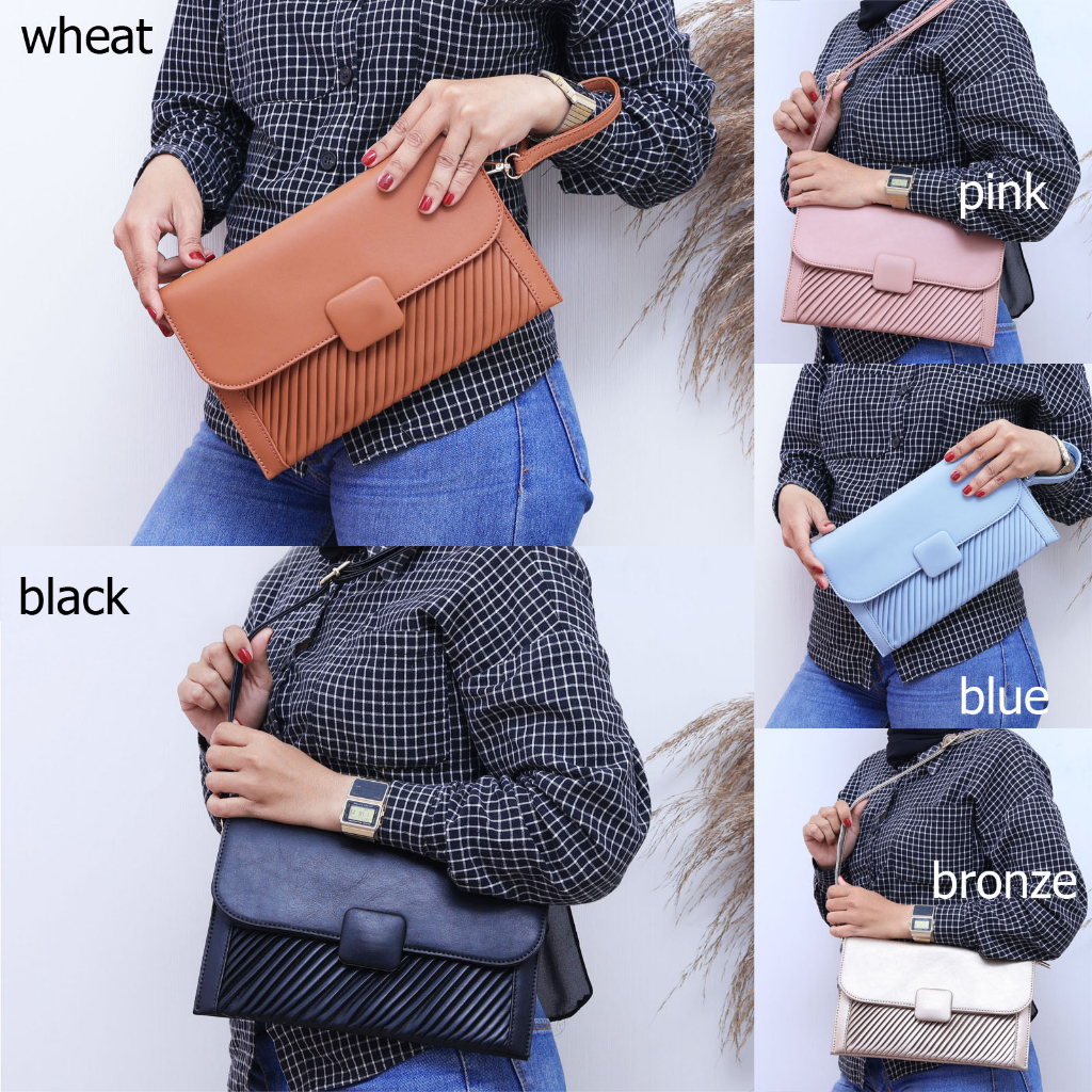 [ NEW ] Tas Clutch Wanita ZR 9597 - SNR 27cm