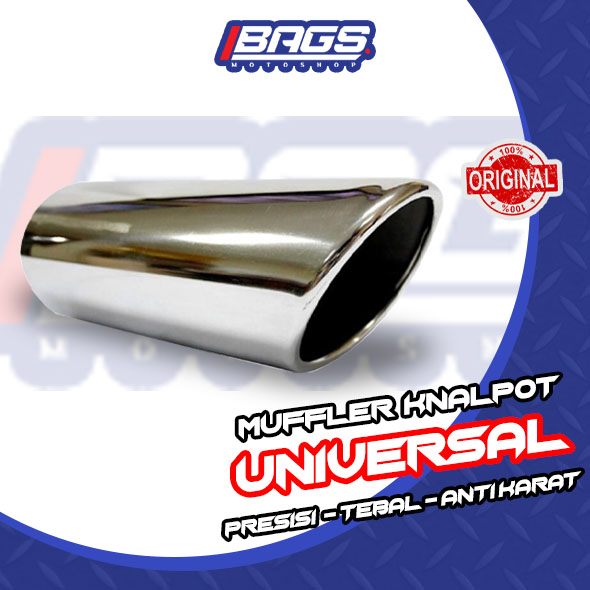 All New Pajero Sport Ujung Knalpot Krom/Muffler Cutter Stainless