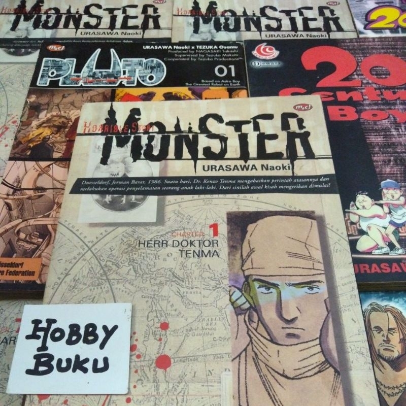 Komik Monster Pluto 20 Century Boys Urasawa Naoki Cabutan