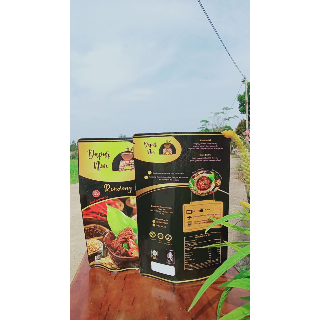 

Rendang daging Sapi Dapur Nini 500 gr