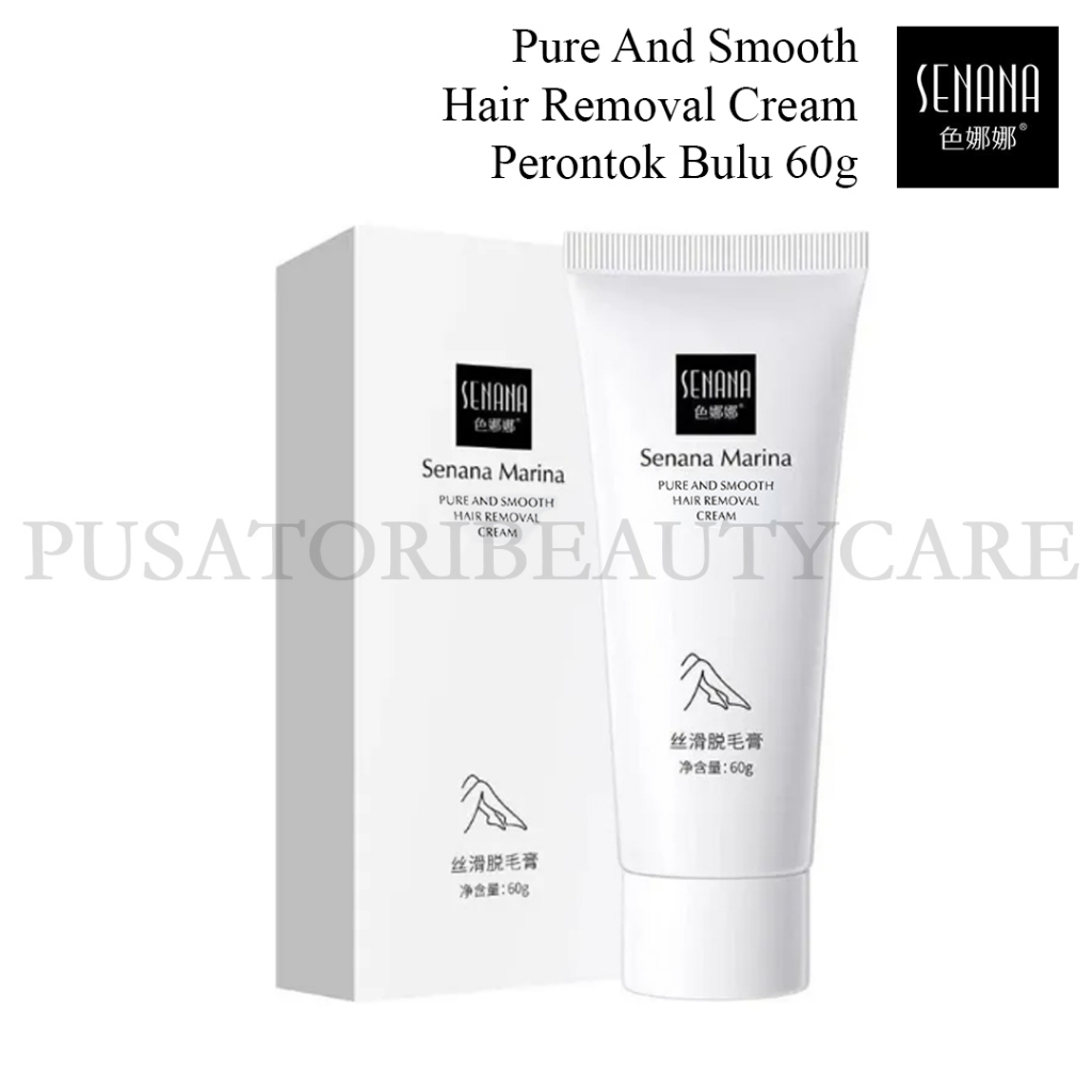 SENANA Pure And Smooth Hair Removal Cream  Perontok Bulu 60g