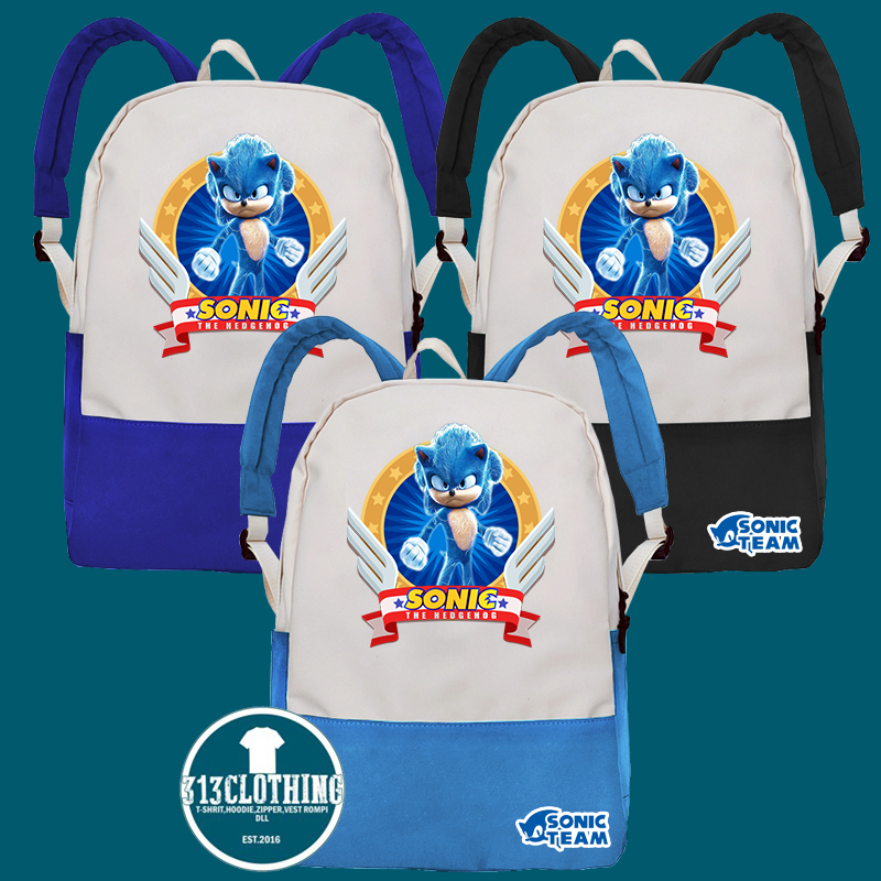 Ransel Tas Anak Sonic The Hedgehog Tas Sekolah Anak Sonic