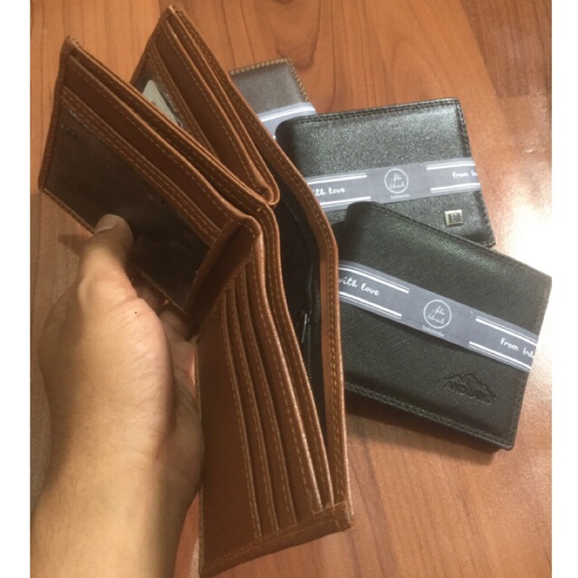 dompet lipat pria bahan kulit sintetis model 3 dimensi mur-mer #dompet #dompetlipat #dompetpria