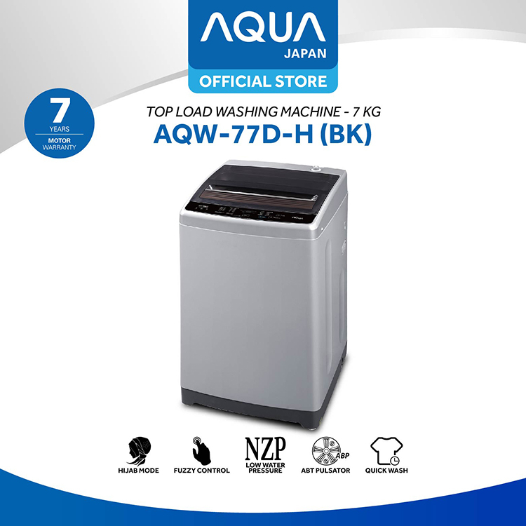 Mesin Cuci AQUA 1 Tabung AQW-77DD 7KG / AQW-78DD 7.5KG / AQW-88DD 8KG / AQW-98DD 9KG