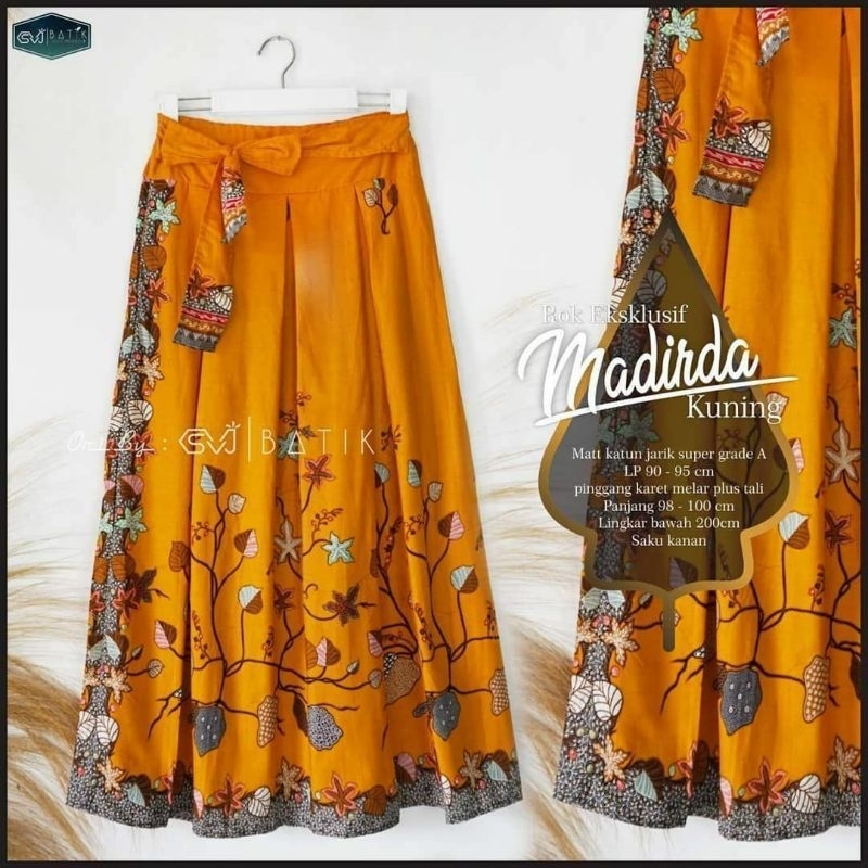 Rok batik panjang jumbo rok batik modern model terbaru 2023 rok batik klok jumbo