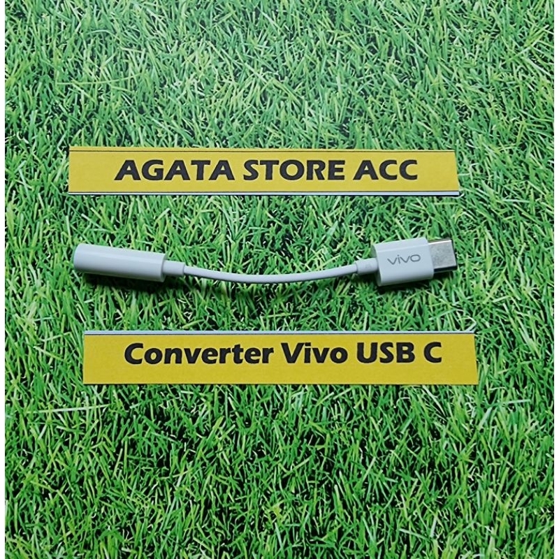 Sambungan Headset Vivo Type C / Converter Headset earphone Vivo V30 V30e V29 V27 V27e V25 V23 5G Ori