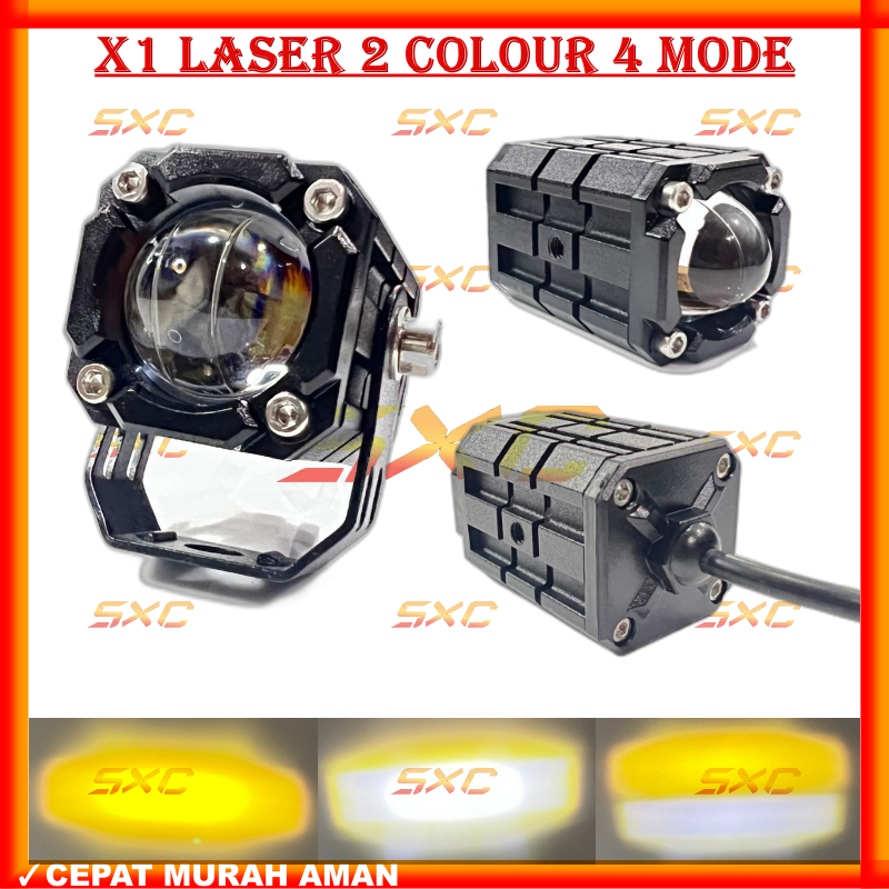 LAMPU LASER LED  X1 MINI LAMPU D2 LASER LAMPU SOROT HIGH QUALITY | LAMPU LASER D2 MINI 20 WATT 2 WAR