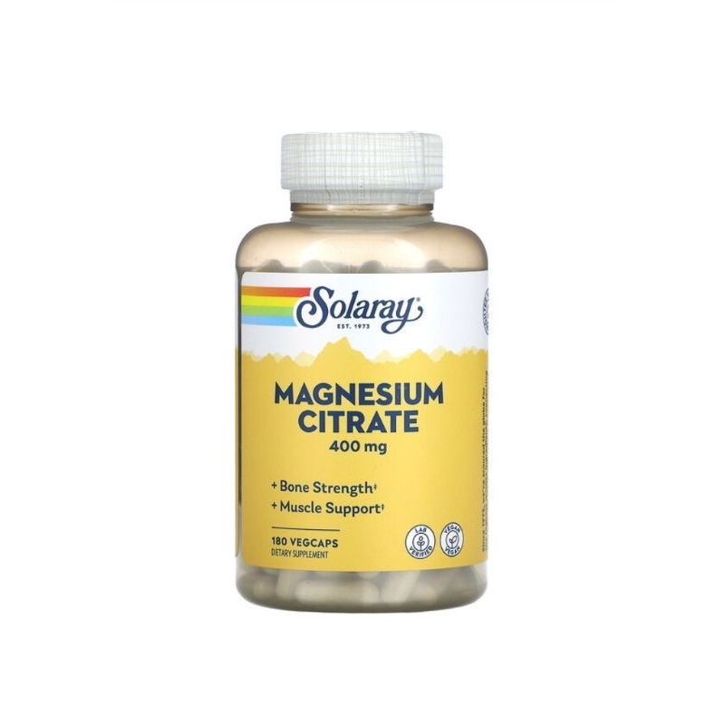 Solaray Magnesium Citrate 133 mg 180 VegCaps