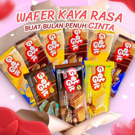 

Wafer Get Git / Wafer Choco Mania / Biskuit Choco Lito / Varian Rasa