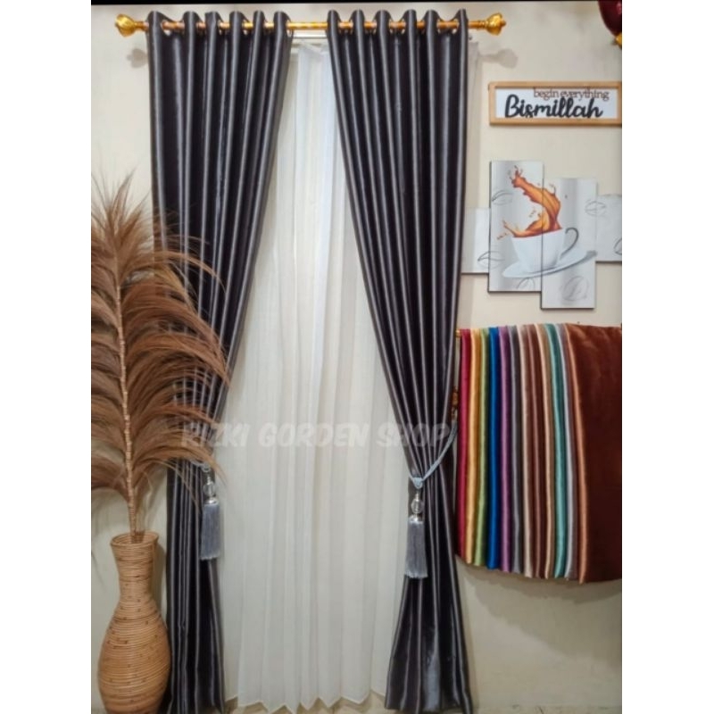 gorden gorden jendela gorden pintu gorden murah gorden premium dekorasi rumah  tirai kain gorden bla