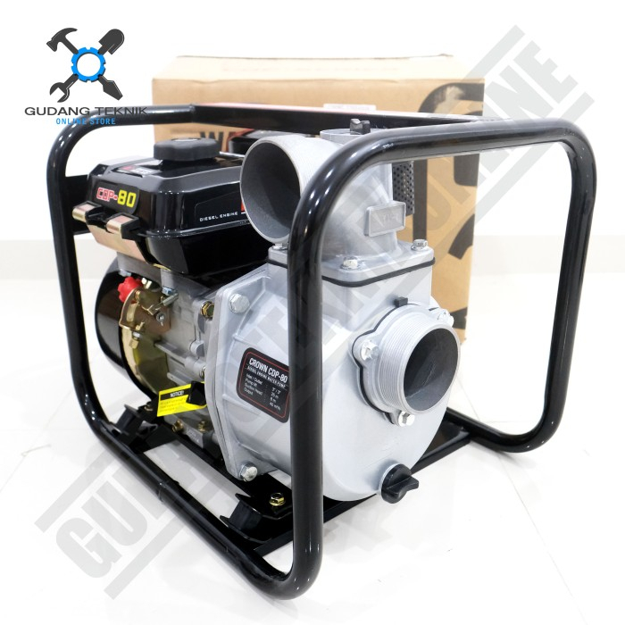 Mesin Water Pump 3&quot; SOLAR DIESEL CDP80 CROWN / Diesel Engine Waterpump Alkon Pompa Air Irigasi Sawah 3 Inch CDP 80 CROWN