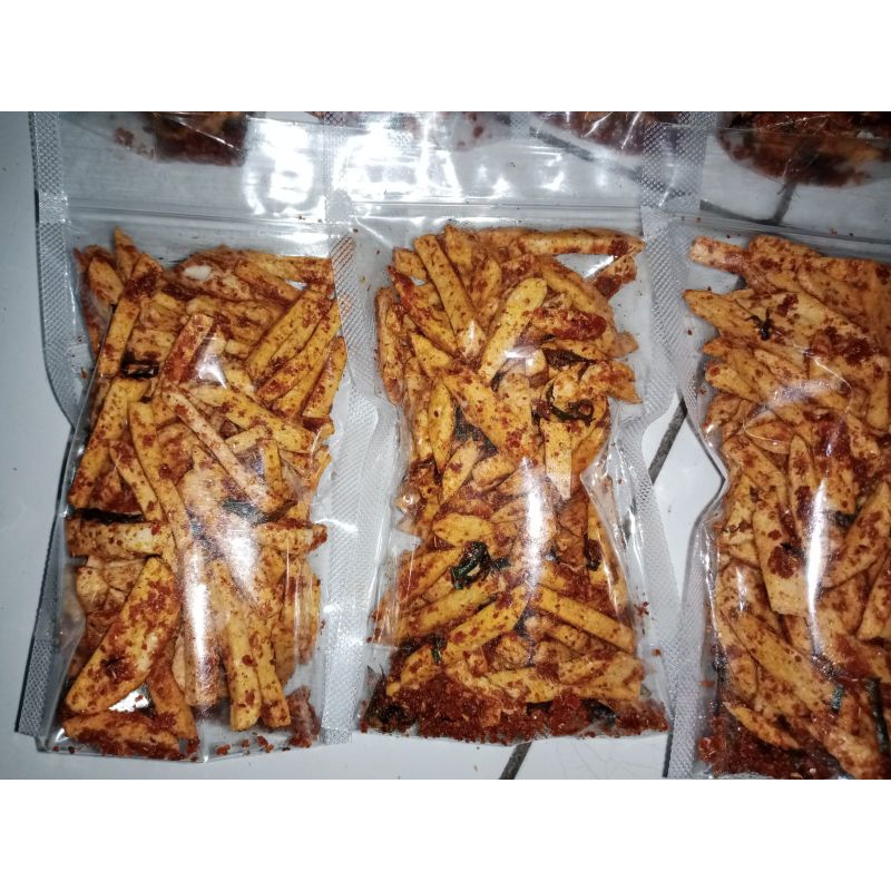 

BASRENG PEDAS DAUN JERUK 100gram/BASRENG PEDAS MANIS/BASRENG BALADO/BASRENG ORIGINAL, GURIH, DAN KRIUK