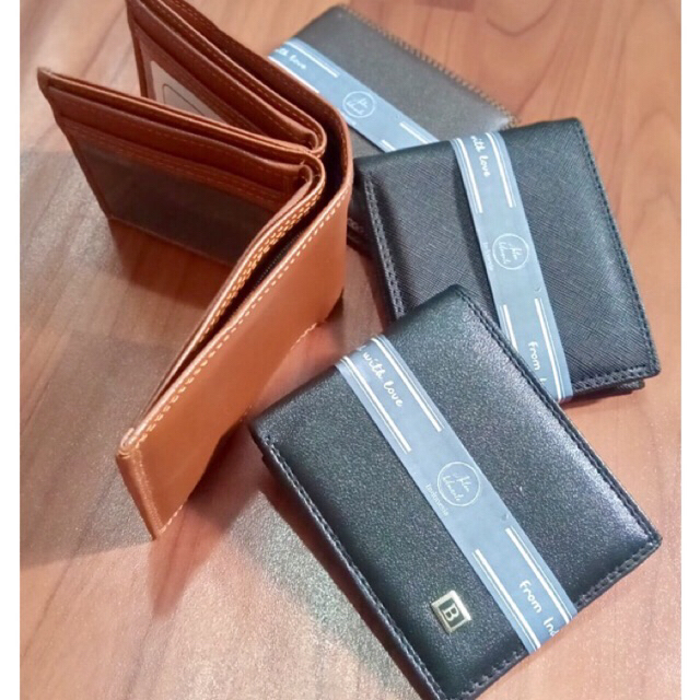 dompet pria model 3 dimensi bahan kulit sintetis lokal pipa #dompet #dompetpria #dompetlokal