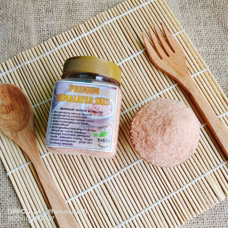 

garam himalaya pink salt kemasan toples premium