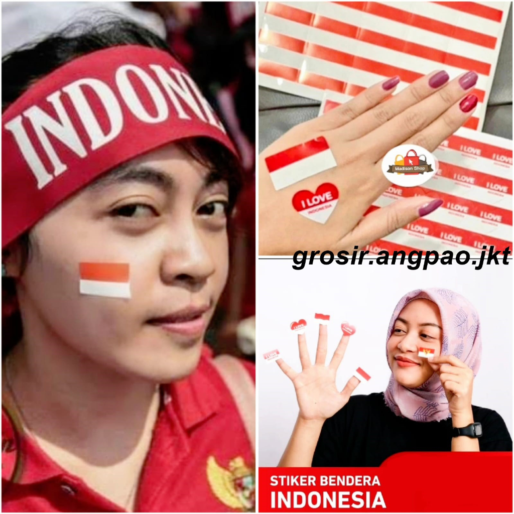 

Sticker Pipi Merah Putih ISI 35PCS dan 25PCS| Tempelan Pipi Bendera TERMURAH Sticker Hut RI 17 Agustus