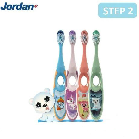 Jordan Oral Care Kids Step 2 Soft - Sikat Gigi 3-5 Years