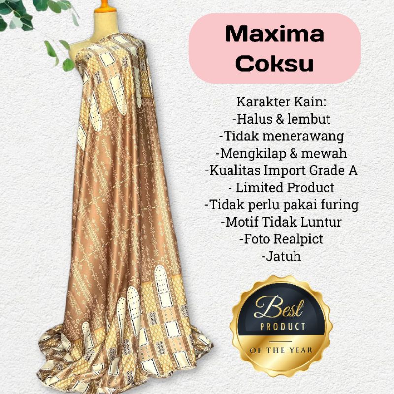Kain Dr Silk Motif Maxima Harga setengah meter