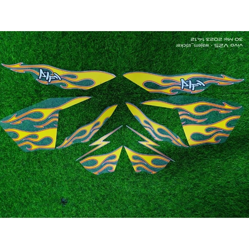 STRIPING TRANSPARAN VARIO LED OLD 125 150 VARIO LED OLD 2015 2017 CUSTOM RAZOR