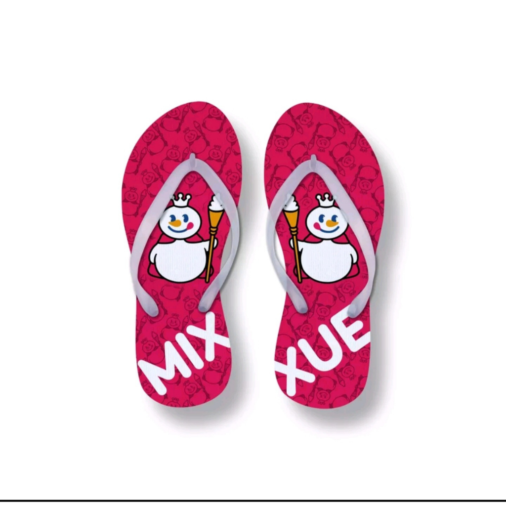 SANDAL JEPIT PRINTINTING WANITA MOTIF MIXUE