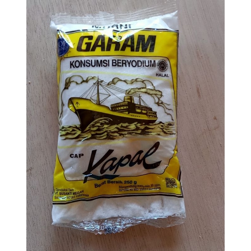 

Garam kapal 250 gr