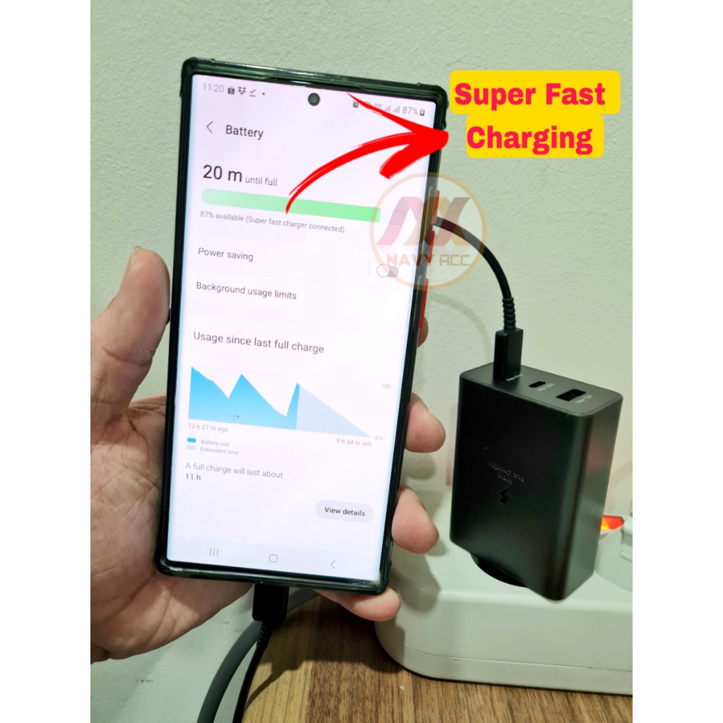 MH - Adaptor Samsung 65w PD Power Adaptor Trio Usb Ori