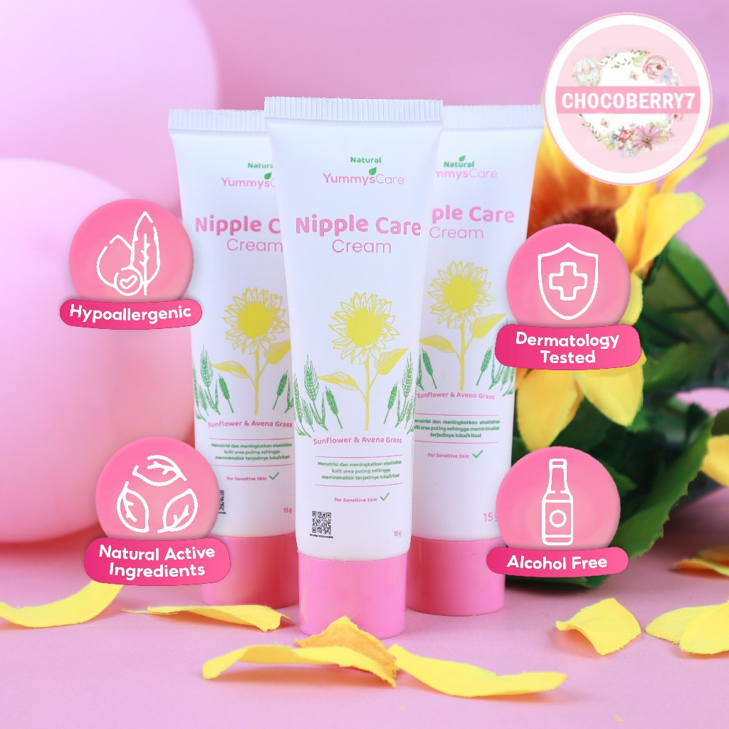 Yummys Care - Nipple Care Cream - Krim Puting Lecet Halal &amp; Food Grad