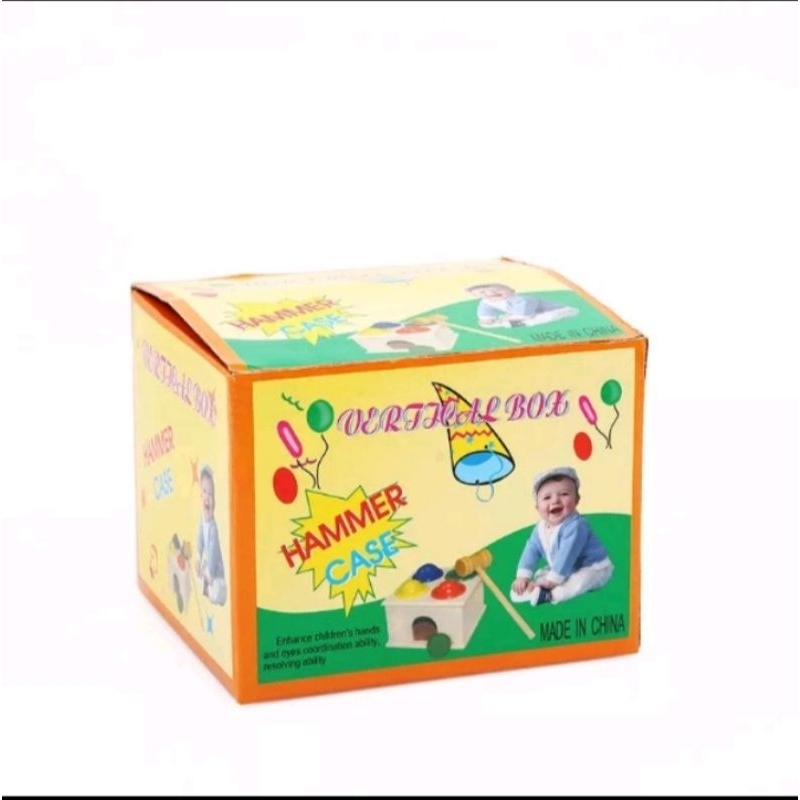 GE TOYS MAINAN MONTESSORI PUKUL BOLA/ALAT TERAPI WICARA OKUPASI MOTORIK HALUS/EDUKATIF BALITA DAN ANAK