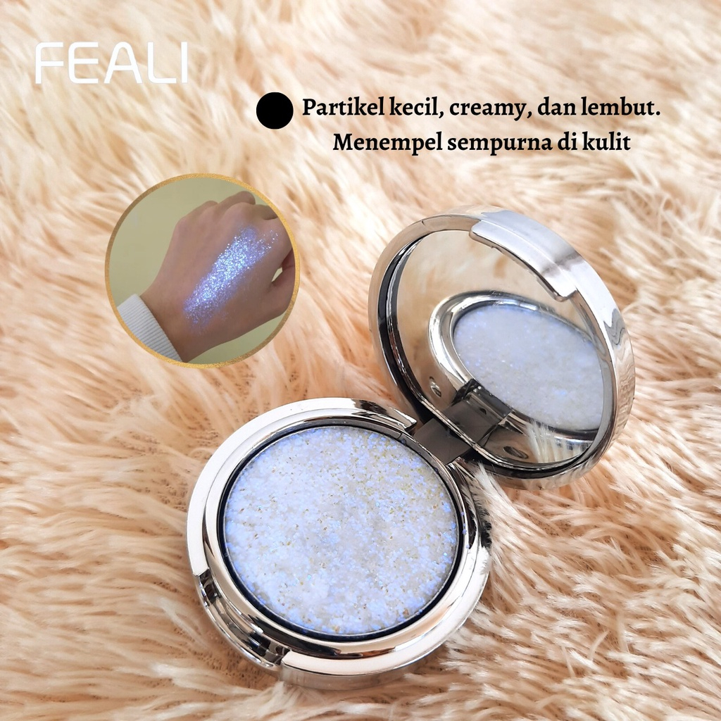 FEALI GLITTER EYESHADOW SHIMMER - EYESHADOW GLITTER PALLETTE