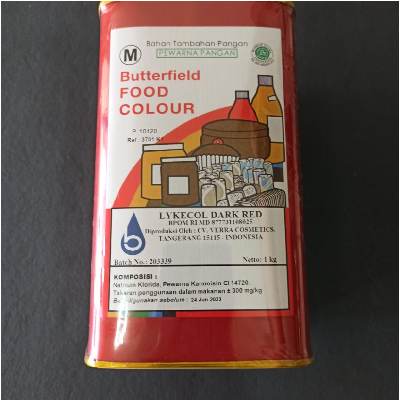 

Pewarna Makanan Butterfield Dark Red
