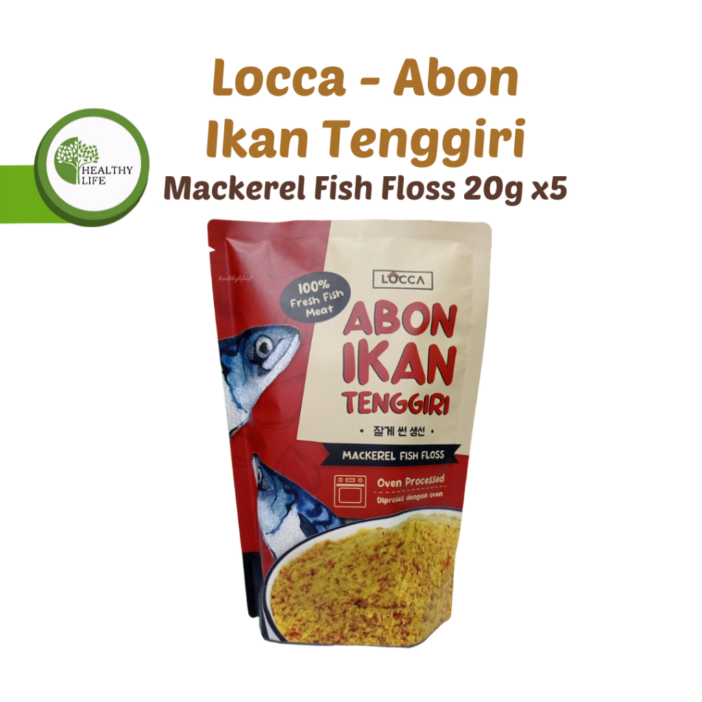 Locca Abon Ikan Tenggiri / Mackerel Fish Floss 20gr x 5