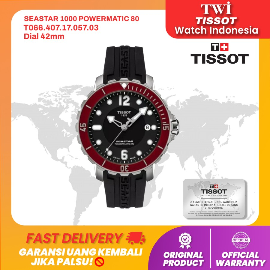 Jam Tangan Pria Tissot T066.407.17.057.03 Seastar 1000 Powermatic 80
