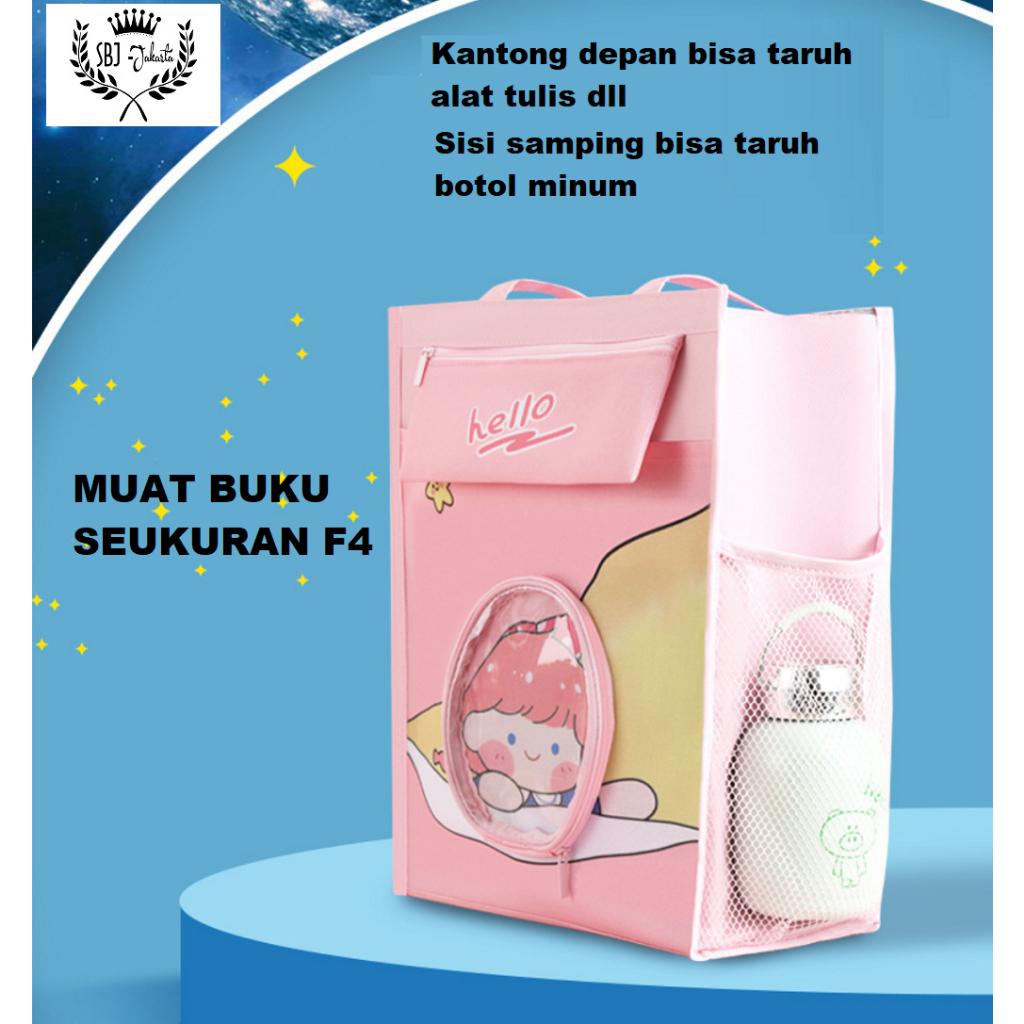 Tas Belajar Anak Tas sekolah Tas Kursus Tote Bag TUTOR BAG MK2