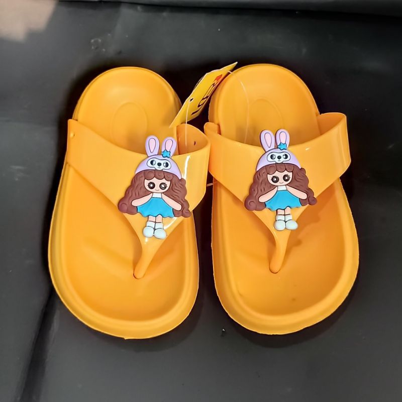 Sandal anak perempuan Sandal jepit princess import Sendal anak kekinian