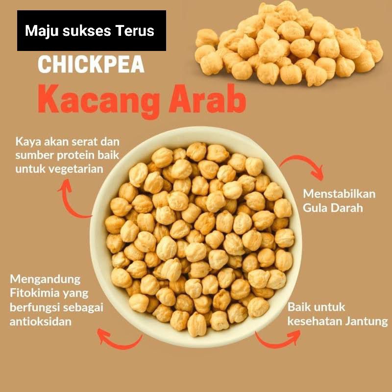 Kacang Arab / Garbanzo / Chickpeas / chic pea MPASI - Mentah/Raw 1Kg 500gr 250gr 100gr