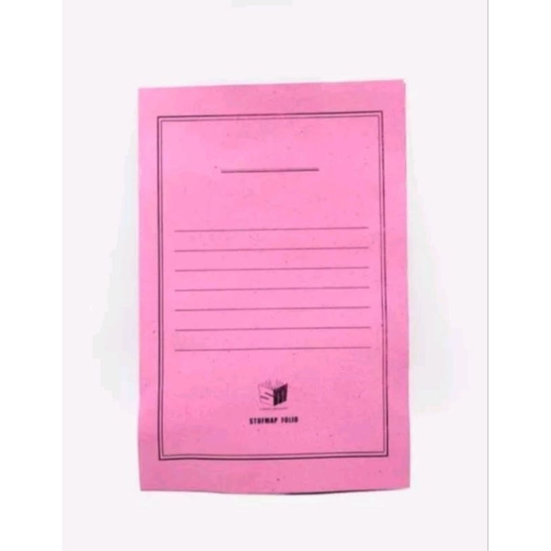 

1 PAK/50 PCS STOP MAP KERTAS POLOS UKURAN FOLIO/F4