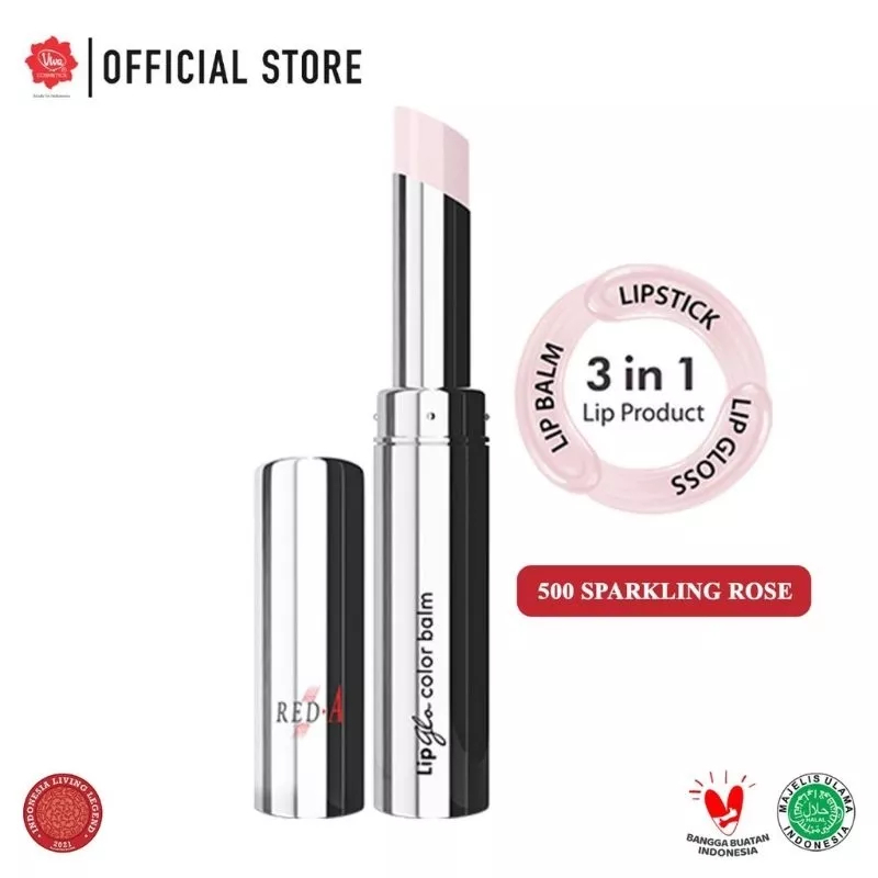 ❤ MEMEY ❤ RED-A Glo Lip Color Balm 3in1 | Super Moisturizer RED A