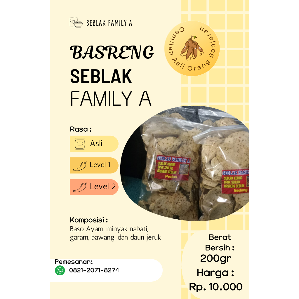 

Basreng Seblak Family A