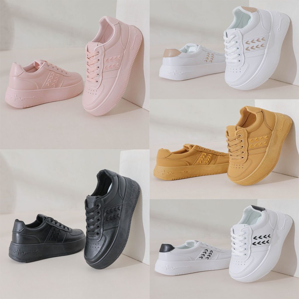 FREE KOTAK SEPATU !!! SALE!!! SEPATU WANITA CASUAL TALI IMPORT KOREA - 2237