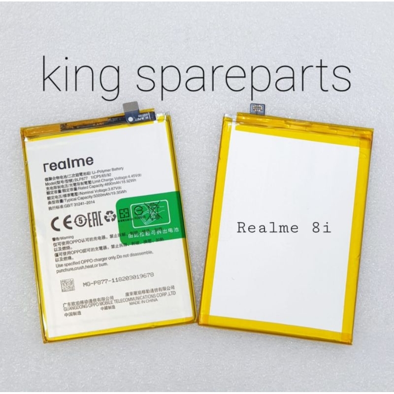 BATERAI BATRE BATTERY REALME 8I BLP877 ORI99