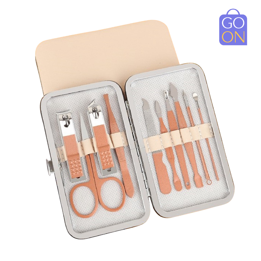 Manicure &amp; Pedicure Set Rose Gold Premium - Perawatan Kecantikan Kuku dan Alis