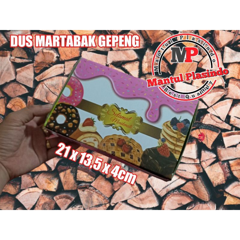 isi 50pcs Dus Martabak / Box Martabak 13x21,5x4cm / Dus Box