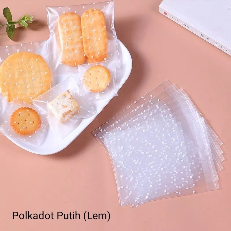 Plastik Packing Serbaguna 7x7cm 7x10cm 10x10cm (Isi 100 lembar) Bahan Tebal / Plastik Packing Sealer / Plastik Nastar / Plastik Kue Sealer / Plastik Packing Sealer / Plastik Packing Permen Coklat Cookies / Plastik Packaging Home Baking Bakindo Import