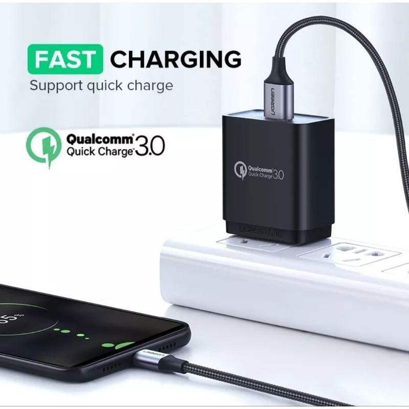 Ugreen Kabel Charger Micro Usb Fast Charging