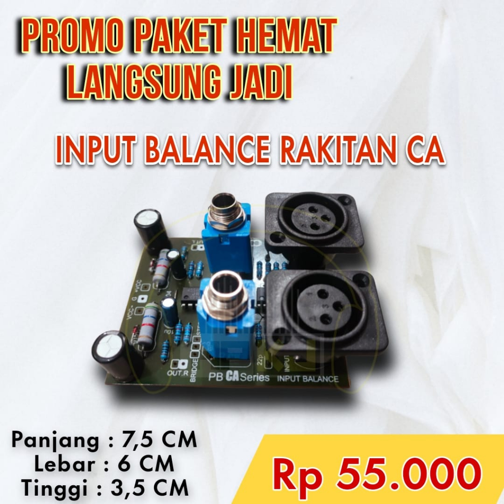 KIT STEREO INPUT BALANCE kit inbal stereo jrc asli SJ